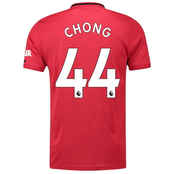 Camiseta Manchester United NO.44 Chong Primera equipo 2019-20 Rojo